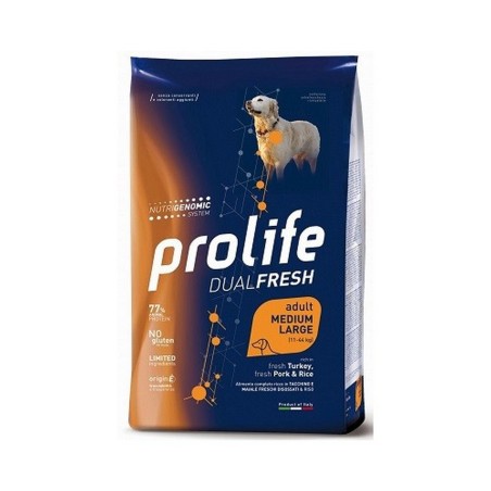 PROLIFE DOG DF BEEF/GOOS&RICE M/L KG.2,5