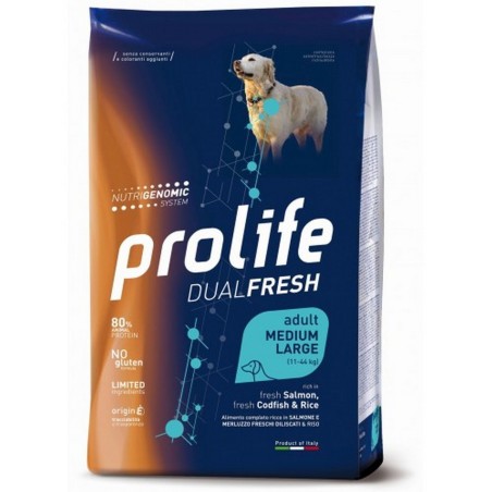 PROLIFE DOG DF SALM/FISH&RICE M/L KG.2,5