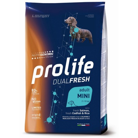 PROLIFE DOG DF SALM/CODFISH&RICE MINI KG.7