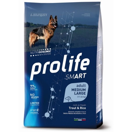 PROLIFE DOG SM TROUT&RICE M/L KG.2,5