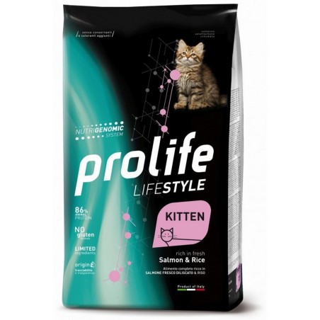 PROLIFE CAT LS KITTEN SALMON&RICE GR.400