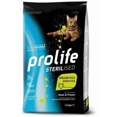 PROLIFE CAT ST GF SENS. QUAIL&POT GR.400