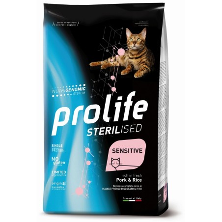 PROLIFE CAT ST SENS. PORK&RICE KG.1,5