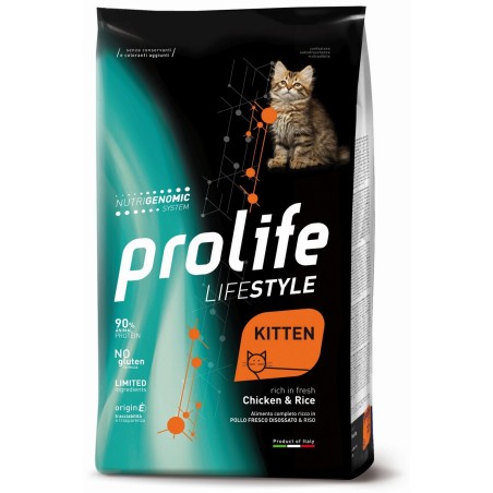 PROLIFE CAT LS KITTEN CHICKEN&RICE KG.1,5