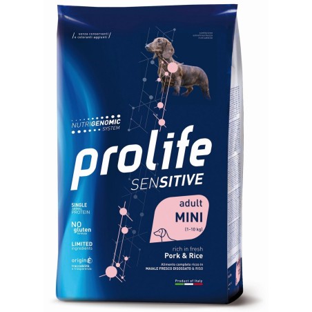 PROLIFE DOG SENS PORK&RICE MINI KG.7