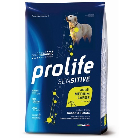 PROLIFE DOG SENS RABBIT&POT M/L KG.2,5