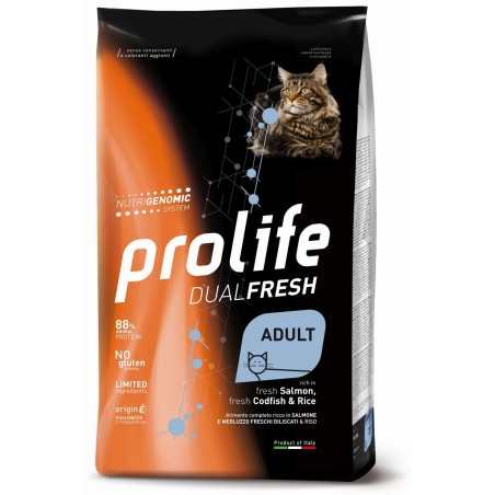 PROLIFE CAT DF AD. SALM/CODFISH&RICE KG.7