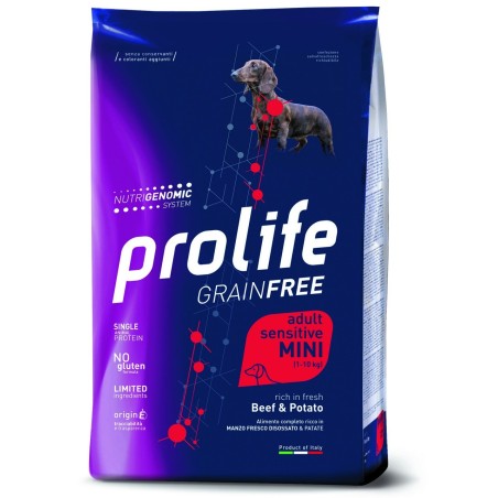 PROLIFE DOG GF SENS BEEF&POT MINI KG.7