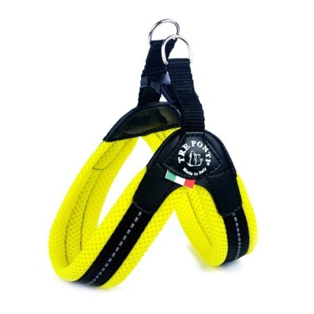 PETTORINA RETE FLUO CH. PLAST. MIS.2,5 GIALLO
