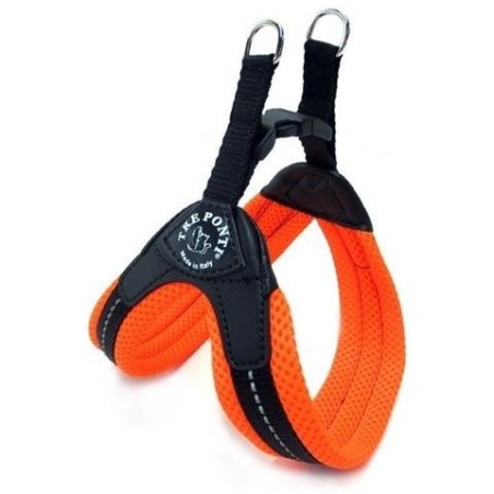 PETTORINA RETE FLUO CH. PLAST. MIS.3 ARANCIO