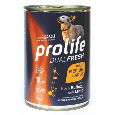 PROLIFE DOGW DF BUFFALO&LAMB M/L GR.400