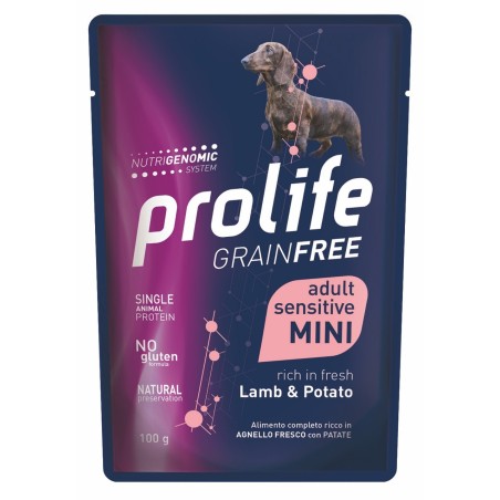 PROLIFE DOGW BS GF LAMB/POT GR.100