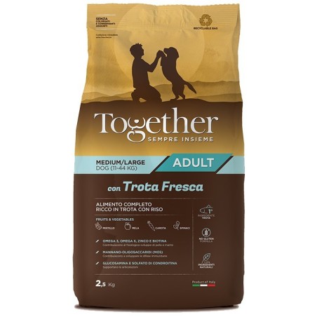 TOGETHER DOG ADULT M/L TROTA KG.12