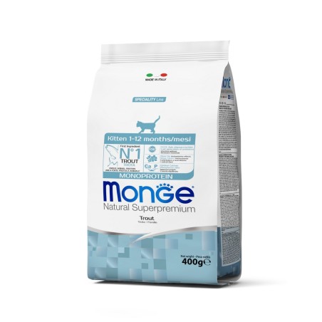 MONGE CAT NAT.MONOP KITTE TROTA gr.400