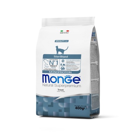 MONGE CAT NAT.MONOP.STER.  TROTA gr.400