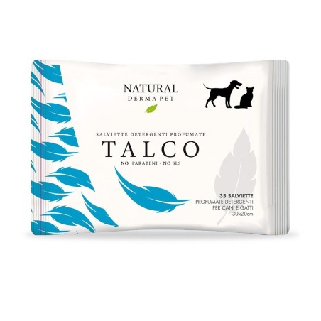 Natural Derma Pet SALVIETTA  TALCO new X14