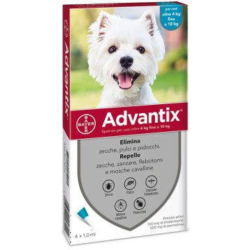ADVANTIX CANI DA 4 A 10 KG....