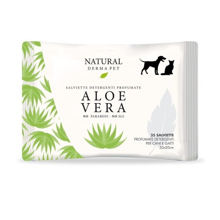 Natural Derma Pet SALVIETTA ALOE VERA new X14