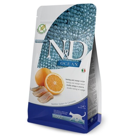 N&D CAT OCEAN HERRING & ORANGE AD. KG 1.5
