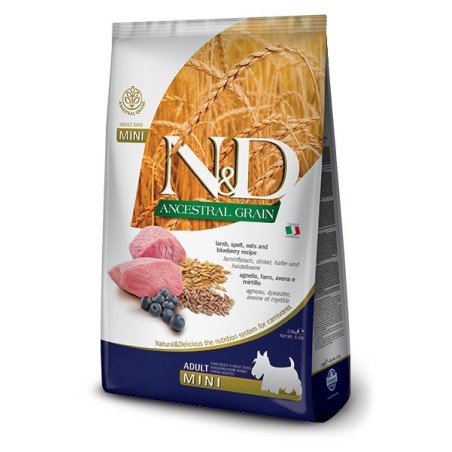 N&D DOG ANCES. AGNELLO/MIRTI ADULT MINI 2.5 KG