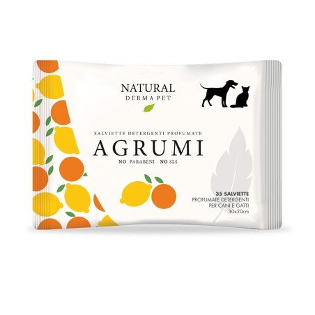 Natural Derma Pet SALVIETTA AGRUMI new X14