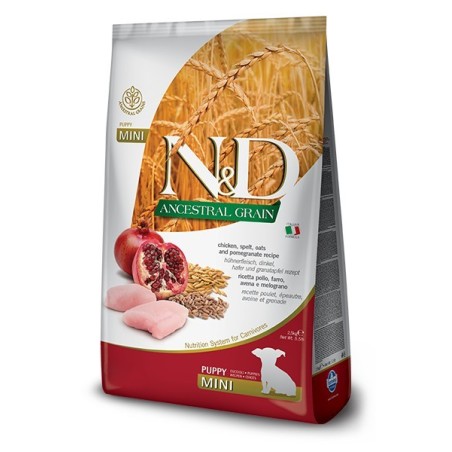 N&D DOG ANC POLLO & MELOGRANO PUPPY MINI KG 2,5