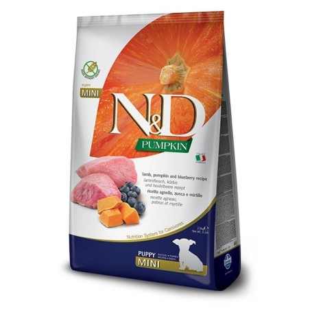 N&D DOG PUMPK. LAMB/BLU. PUPPY MINI 2.5 KG