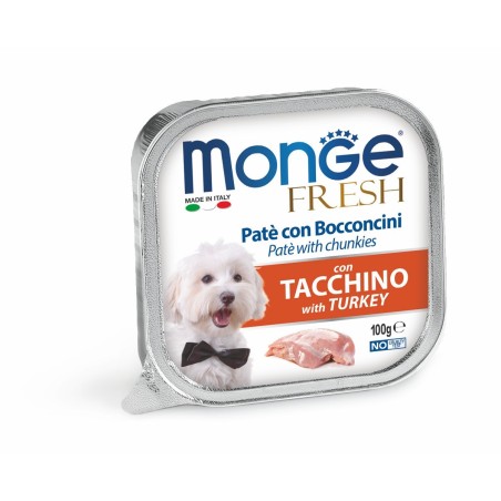 MONGE FRESH DOG TACCHINO GR.100