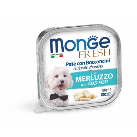 MONGE FRESH DOG MERLUZZO GR.100
