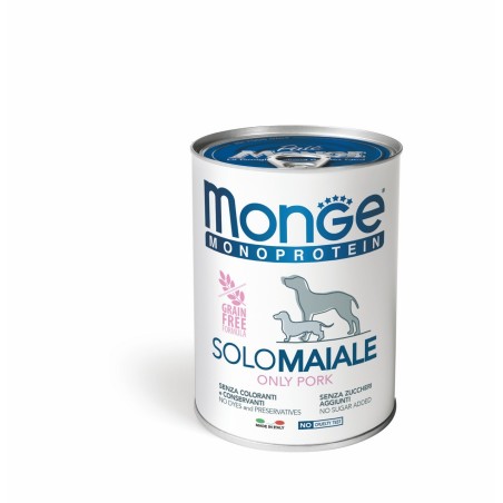 MONGE DOG SOLO MAIALE  PATE' GR.400