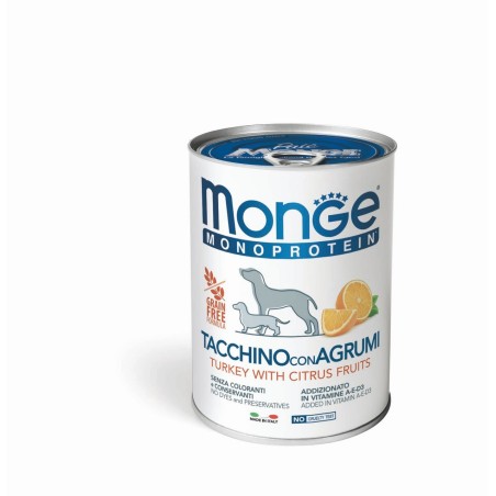 MONGE DOG FRUIT TACC/RISO/AGR GR.400