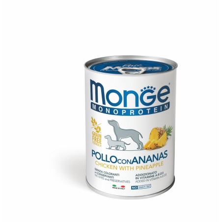 MONGE DOG FRUIT POL/RISO/ANAN GR.400