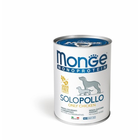 MONGE DOG SOLO POLLO PATE' GR.400