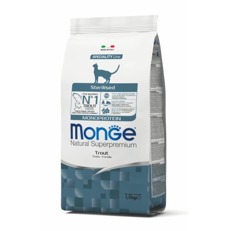 MONGE CAT STERILIZZATO TROTA KG.1,5