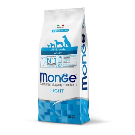 MONGE ALL BREED LIGHT SALM/RISO KG.12