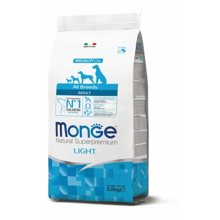 MONGE ALL BREED LIGHT SALM/RISO KG.2,5