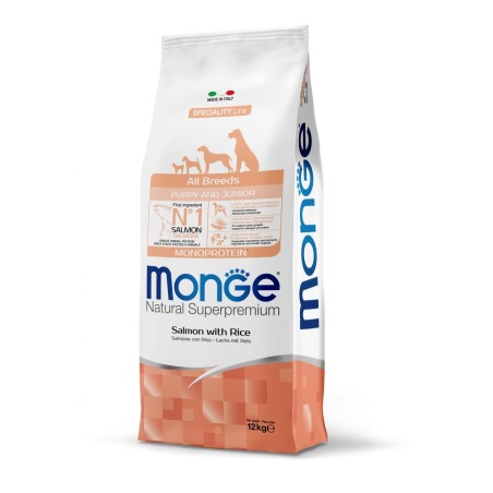 MONGE ALL BREED PUPPY SALM/RISO KG.12
