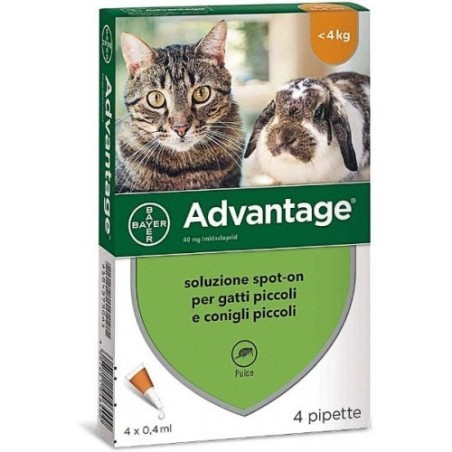 ADVANTAGE 40 GATTO + CONIGLIO 0,4 ML