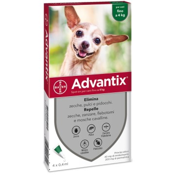 ADVANTIX CANI FINO A 4 KG....