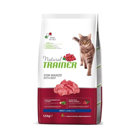 TRAINER NAT CAT ADULT BEEF KG.1,5