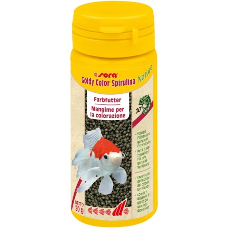 SERA GOLDY COLOR SPIRULINA NATURE ML 50 ELIMI