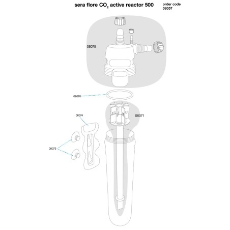 SERA FLORE CO2 REATTORE ATTIVO 500