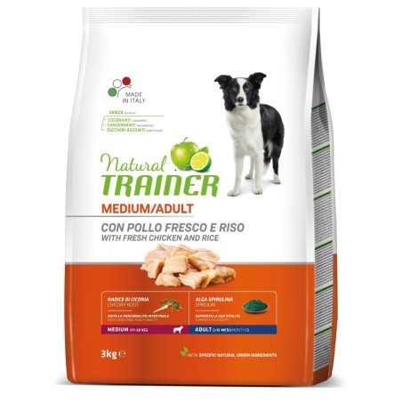 TRAINER NAT MEDIUM ADULT POLLO KG.3