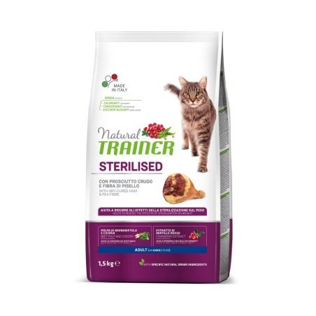 TRAINER NAT CAT STERILISED HAM (prosciutto) GR.300