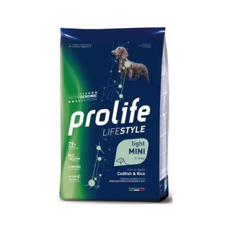 PROLIFE DOG LS LIGHT CODFISH&RICE MINI GR.600