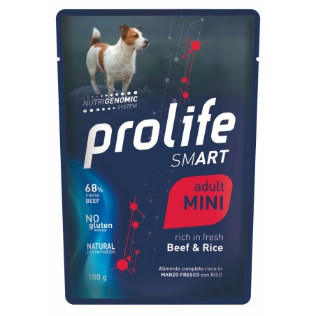 PROLIFE DOGW BS SM BEEF/RICE GR.100