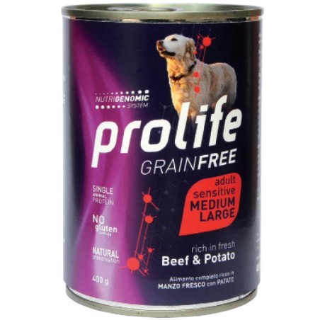 PROLIFE DOG GF BEEF/POTATO GR.800