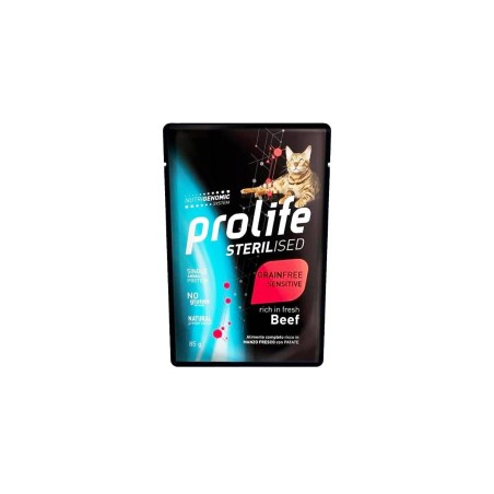 PROLIFE CAT ST GF SENS BEEF GR.85
