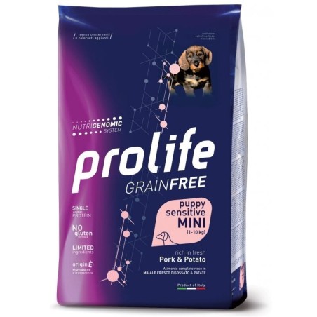 PROLIFE DOG GF SENS PUPPY PORK &P MINI KG.7