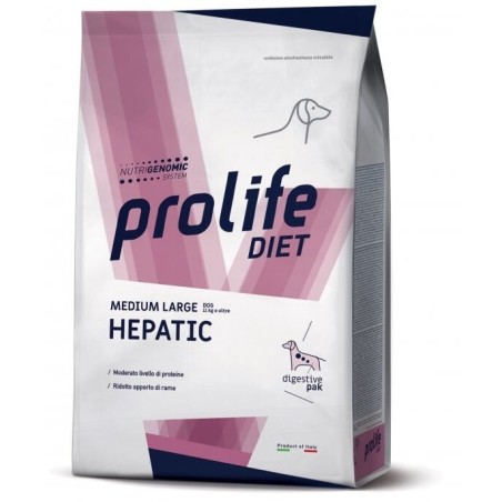 PROLIFE DIET. DOG HEPATIC M/L KG.2